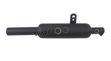 Royal Enfield New Classic Reborn 350 Indori Exhaust Muffler Silencer Black - SPAREZO